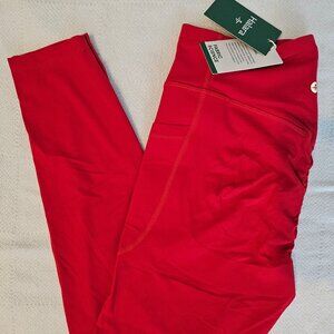 Orange/Red leggings with side pockets